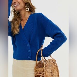 & Other Stories Blue Cardigan